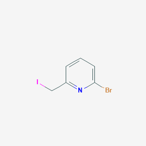 molecular formula C6H5BrIN B14245845 2-Bromo-6-(iodomethyl)pyridine CAS No. 496840-11-0