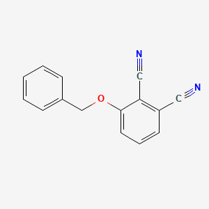 molecular formula C15H10N2O B14245944 1,2-Benzenedicarbonitrile, 3-(phenylmethoxy)- CAS No. 206995-48-4