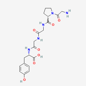 molecular formula C20H27N5O7 B14245971 Glycyl-L-prolylglycylglycyl-L-tyrosine CAS No. 352210-22-1