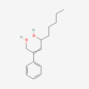 molecular formula C15H22O2 B14245995 2-Phenylnon-2-ene-1,4-diol CAS No. 214626-48-9