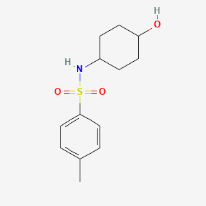 molecular formula C13H19NO3S B14246042 N-(4-Hydroxycyclohexyl)-4-methylbenzene-1-sulfonamide CAS No. 343313-51-9