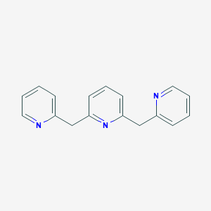 molecular formula C17H15N3 B14246070 Pyridine, 2,6-bis(2-pyridinylmethyl)- CAS No. 478169-14-1
