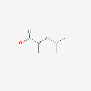 molecular formula C7H12O B14246112 2,4-Dimethylpent-2-enal CAS No. 188647-29-2