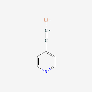 molecular formula C7H4LiN B14246132 lithium;4-ethynylpyridine CAS No. 214548-37-5
