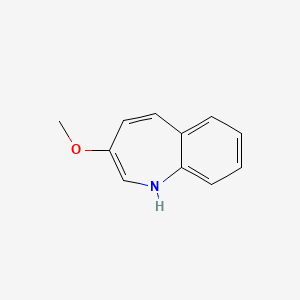 molecular formula C11H11NO B14246221 1H-1-Benzazepine,3-methoxy- CAS No. 339366-99-3