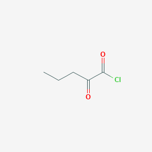 molecular formula C5H7ClO2 B14246299 Pentanoyl chloride, 2-oxo- CAS No. 207223-17-4