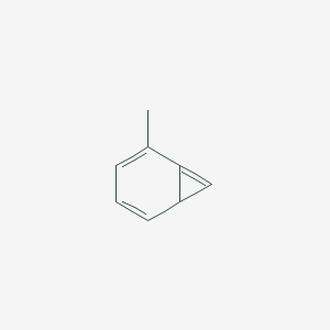 molecular formula C8H8 B14246580 5-Methylbicyclo[4.1.0]hepta-2,4,6-triene CAS No. 420848-33-5