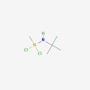 molecular formula C5H13Cl2NSi B14246641 N-tert-Butyl-1,1-dichloro-1-methylsilanamine CAS No. 189620-02-8