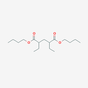 molecular formula C17H32O4 B14246644 Dibutyl 2,4-diethylpentanedioate CAS No. 499195-57-2