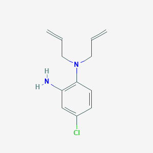 molecular formula C12H15ClN2 B1424679 N~1~,N~1~-diallyl-4-chloro-1,2-benzenediamine CAS No. 1220029-71-9