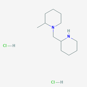 molecular formula C12H25ClN2 B1424682 2-Methyl-1-(2-piperidinylmethyl)piperidine dihydrochloride CAS No. 1220028-77-2