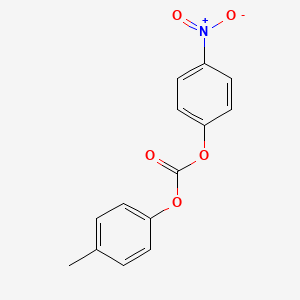 molecular formula C14H11NO5 B14246874 4-Methylphenyl 4-nitrophenyl carbonate CAS No. 439688-37-6