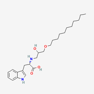 molecular formula C25H40N2O4 B14246877 N-[2-Hydroxy-3-(undecyloxy)propyl]-L-tryptophan CAS No. 313514-32-8