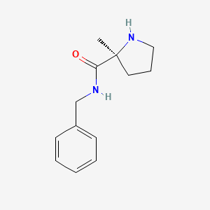 molecular formula C13H18N2O B14246879 N-Benzyl-2-methyl-L-prolinamide CAS No. 394657-03-5