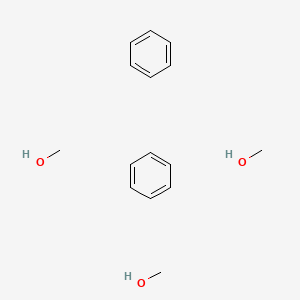 molecular formula C15H24O3 B14246979 Methanol--benzene (3/2) CAS No. 185689-49-0