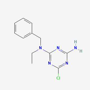 N2-Benzyl-6-chloro-N2-ethyl-1,3,5-triazine-2,4-diamine