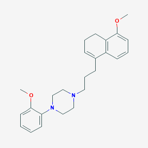 4-(3-(1,2-Dihydro-8-methoxynaphthalen-4-yl)-n-propyl)-1-(2-pyridyl)piperazine