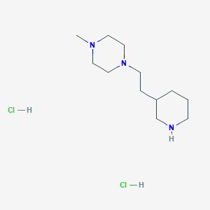 1-Methyl-4-[2-(3-piperidinyl)ethyl]piperazine dihydrochloride