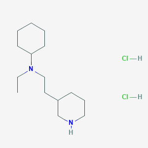 n-Ethyl-n-[2-(3-piperidinyl)ethyl]cyclohexanamine dihydrochloride