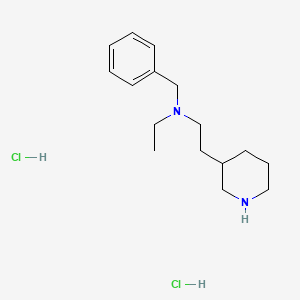 n-Benzyl-n-ethyl-2-(3-piperidinyl)-1-ethanamine dihydrochloride