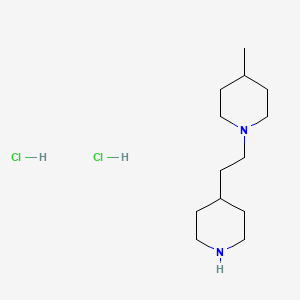 4-Methyl-1-[2-(4-piperidinyl)ethyl]piperidine dihydrochloride