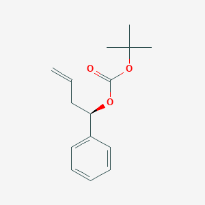 molecular formula C15H20O3 B14247130 tert-butyl [(1R)-1-phenylbut-3-enyl] carbonate CAS No. 423763-77-3