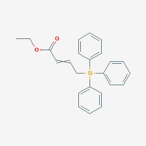 molecular formula C24H24O2Si B14247136 Ethyl 4-(triphenylsilyl)but-2-enoate CAS No. 478931-42-9
