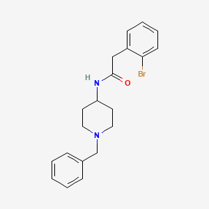 molecular formula C20H23BrN2O B14247137 N-(1-Benzylpiperidin-4-yl)-2-(2-bromophenyl)acetamide CAS No. 208184-69-4