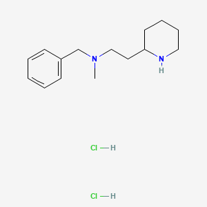 n-Benzyl-n-methyl-2-(2-piperidinyl)-1-ethanamine dihydrochloride