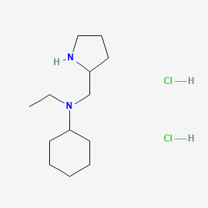 n-Ethyl-n-(2-pyrrolidinylmethyl)cyclohexanamine dihydrochloride