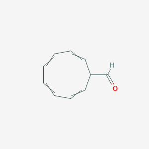 molecular formula C10H10O B14247256 Cyclonona-2,4,6,8-tetraene-1-carbaldehyde CAS No. 343863-81-0