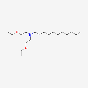 molecular formula C19H41NO2 B14247316 N,N-Bis(2-ethoxyethyl)undecan-1-amine CAS No. 185628-42-6