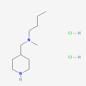 n-Methyl-n-(4-piperidinylmethyl)-1-butanamine dihydrochloride