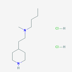 n-Methyl-n-[2-(4-piperidinyl)ethyl]-1-butanamine dihydrochloride