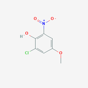 molecular formula C7H6ClNO4 B14247367 2-Chloro-4-methoxy-6-nitrophenol CAS No. 206872-04-0