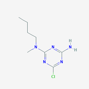 N~2~-butyl-6-chloro-N~2~-methyl-1,3,5-triazine-2,4-diamine