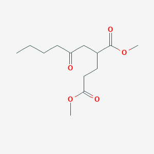 molecular formula C13H22O5 B14247456 Dimethyl 2-(2-oxohexyl)pentanedioate CAS No. 476363-09-4