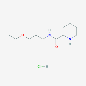 N-(3-Ethoxypropyl)-2-piperidinecarboxamide hydrochloride