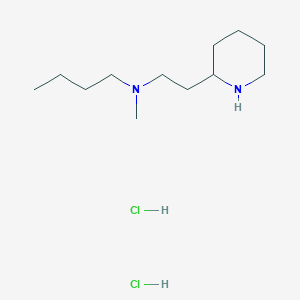 N-Methyl-N-[2-(2-piperidinyl)ethyl]-1-butanaminedihydrochloride
