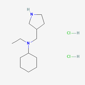 n-Ethyl-n-(3-pyrrolidinylmethyl)cyclohexanamine dihydrochloride
