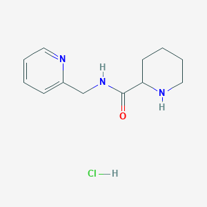 N-(2-Pyridinylmethyl)-2-piperidinecarboxamide hydrochloride