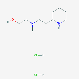 2-{Methyl[2-(2-piperidinyl)ethyl]amino}-1-ethanol dihydrochloride