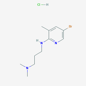 N1-(5-Bromo-3-methyl-2-pyridinyl)-N3,N3-dimethyl-1,3-propanediamine hydrochloride