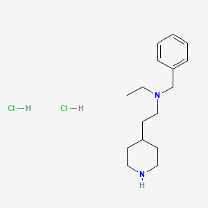 n-Benzyl-n-ethyl-2-(4-piperidinyl)-1-ethanamine dihydrochloride