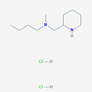 molecular formula C11H25ClN2 B1424773 N-Methyl-N-(piperidin-2-ylmethyl)butan-1-amine dihydrochloride CAS No. 1219960-38-9