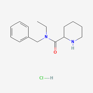 N-Benzyl-N-ethyl-2-piperidinecarboxamide hydrochloride