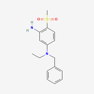N1-Benzyl-N1-ethyl-4-(methylsulfonyl)-1,3-benzenediamine