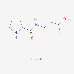 N-(3-Hydroxybutyl)-2-pyrrolidinecarboxamide hydrochloride
