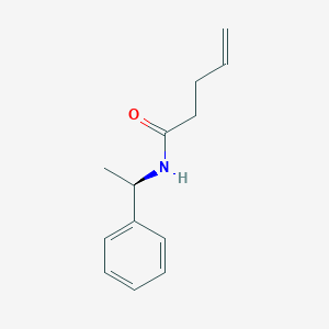 molecular formula C13H17NO B14247931 N-[(1R)-1-phenylethyl]pent-4-enamide CAS No. 221679-81-8