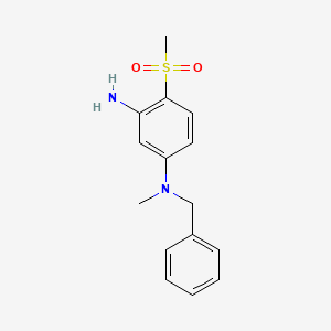 N1-Benzyl-N1-methyl-4-(methylsulfonyl)-1,3-benzenediamine